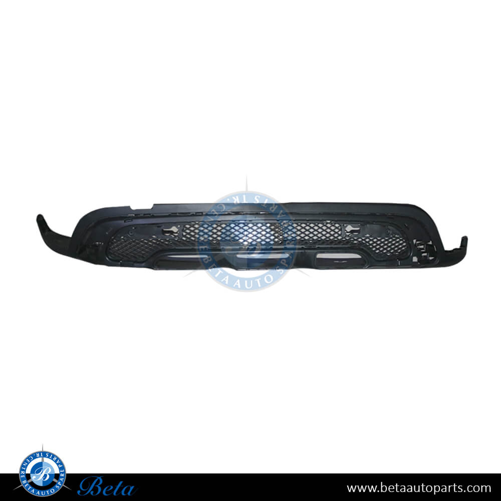 Front Bumper Lower Grille - Black (Center) for Mercedes GLC-Class 2020-2022 models, Part Number 2538859601