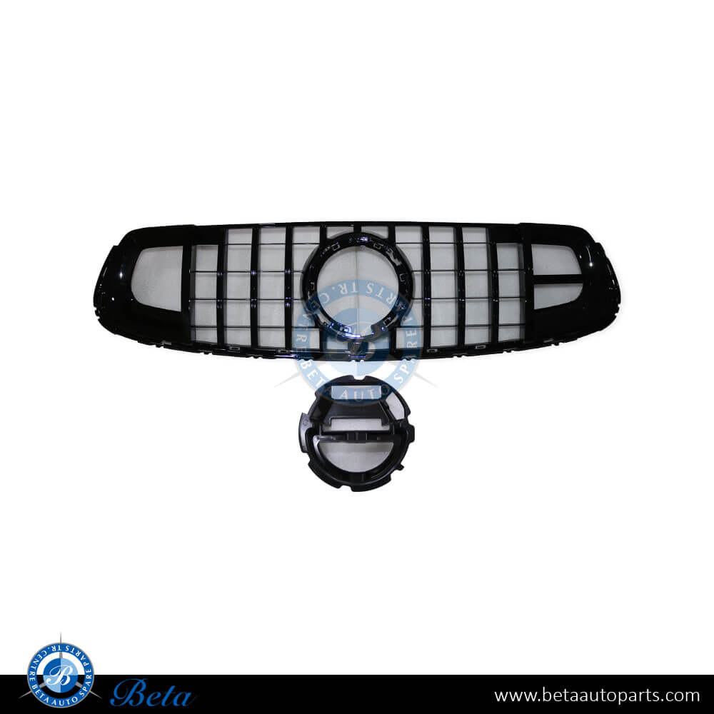 Radiator Grille BBS Look Black Color for Mercedes GLC-Class W253 2020-Up models, Part Number 2538887500