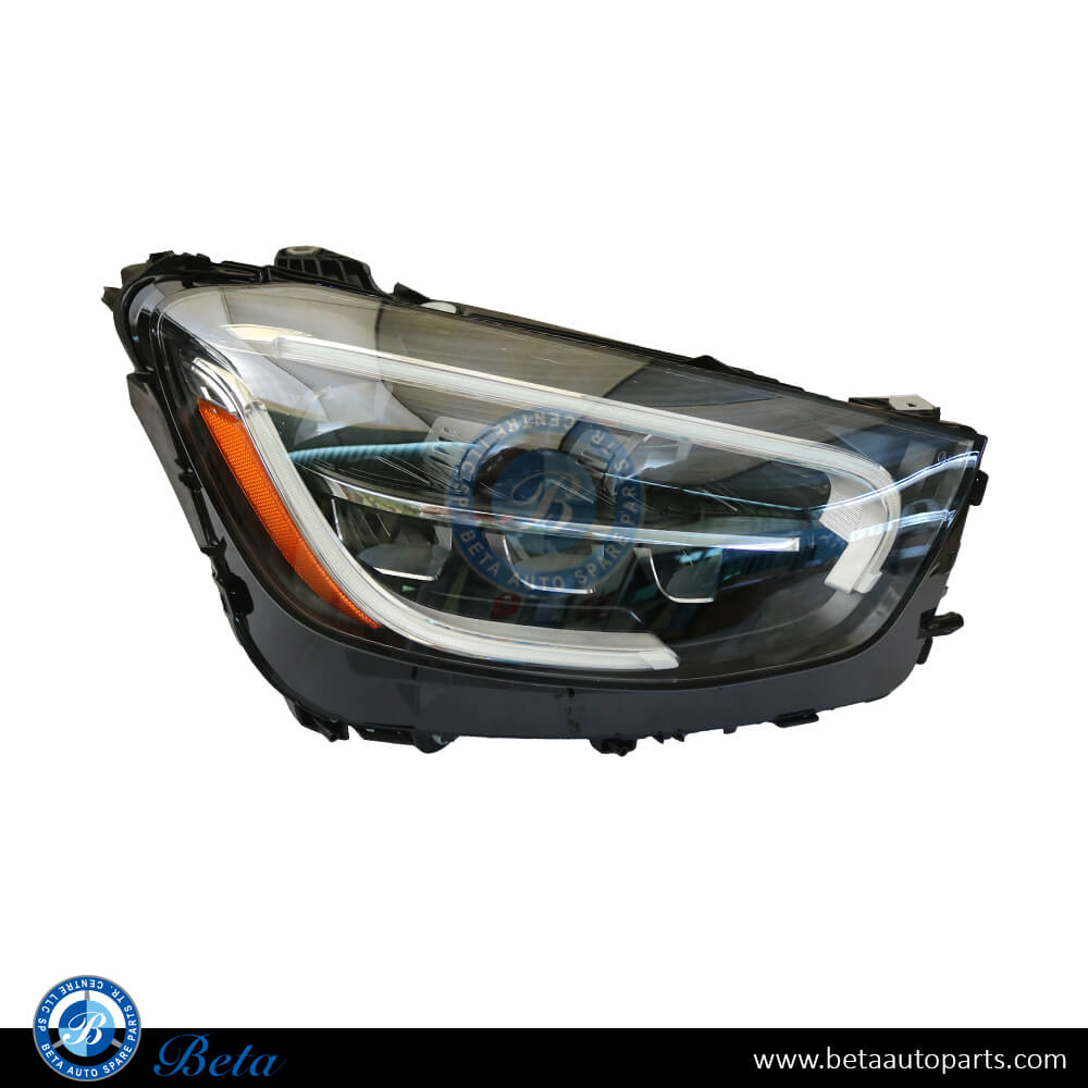 Right Side Headlamp Static LED USA Type for Mercedes GLC-Class 2020-2022 models, Part Number 2539069203 / 2539068601