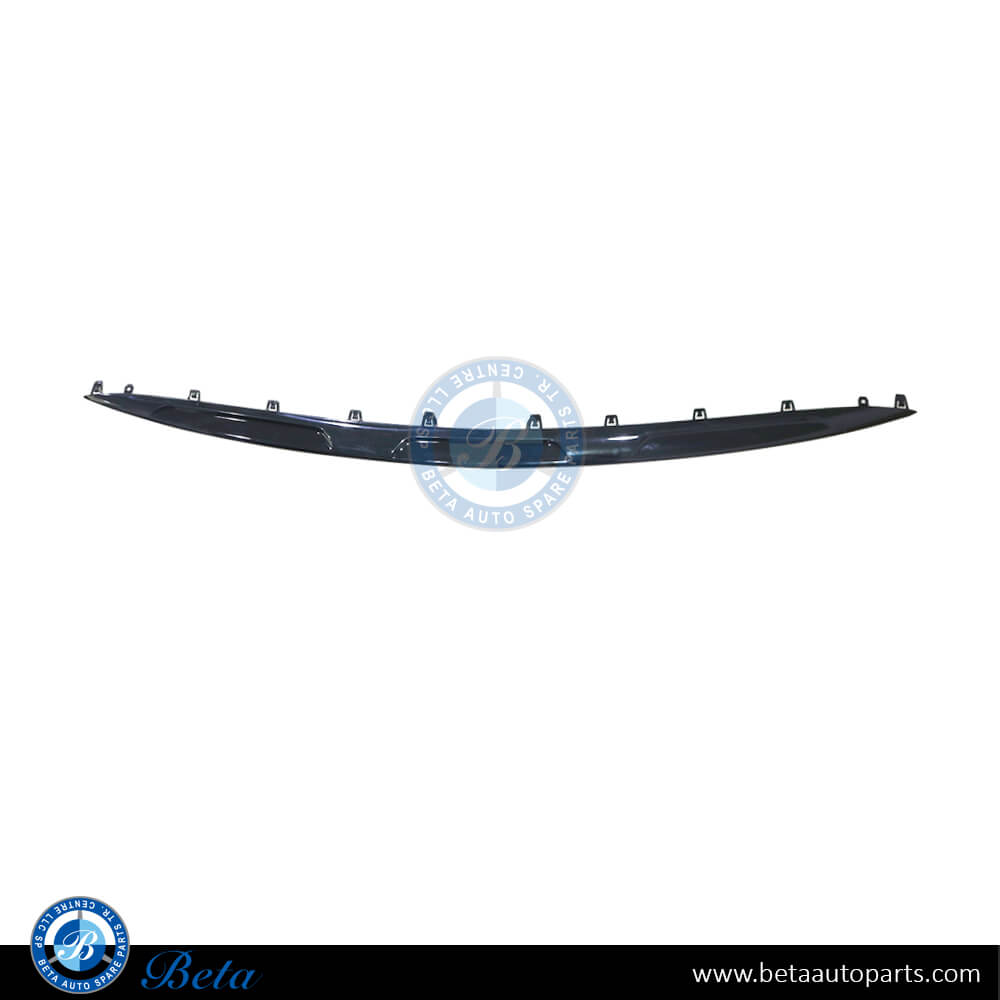 Front Bumper Lower Moulding Normal AMG Black Center for Mercedes GLC-Class 2023-Up models, Part Number 2548806501