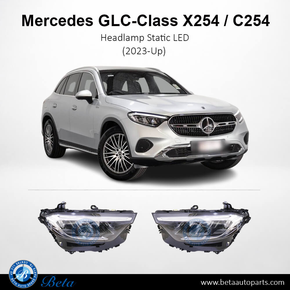 Mercedes GLC-Class X254 / C254 (2023-Up), Headlamp Static LED (Left), China, 2549063901