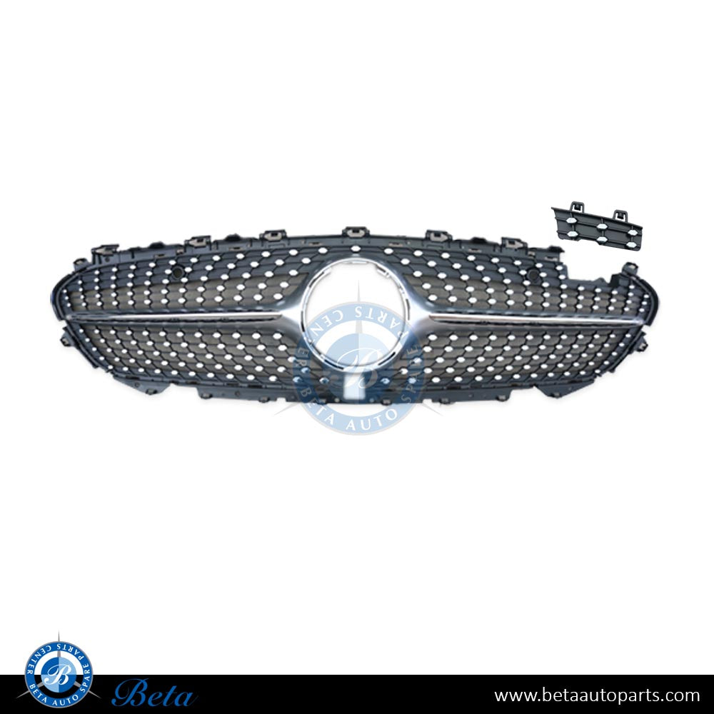 Grille Diamond Look with Camera Hole for Mercedes CLS-Class C257 2019- models, Part Number 2578851200