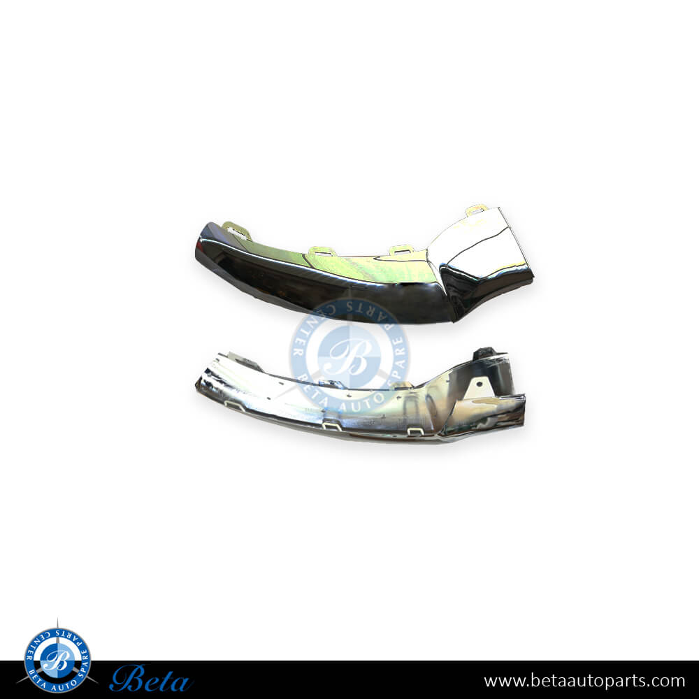 Left Side Front Bumper Chrome Moulding for Mercedes GLE-Class Coupe W292 2015-2018 models, Part Number 2928850300