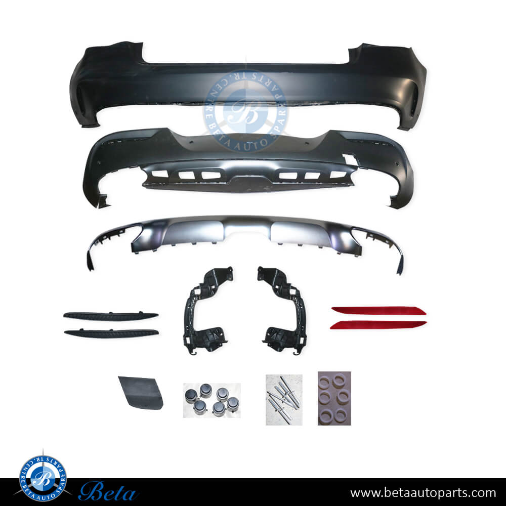 Rear Bumper with PDC Normal AMG for Mercedes GLE-Class Coupe C292 2015-2018 models, Part Number 2928851225