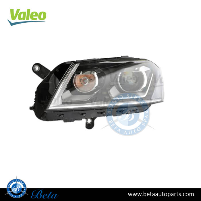 Left Side Headlamp Bi-Xenon LED for Volkswagen Passat 2011-2014 models, Part Number 3AB941753