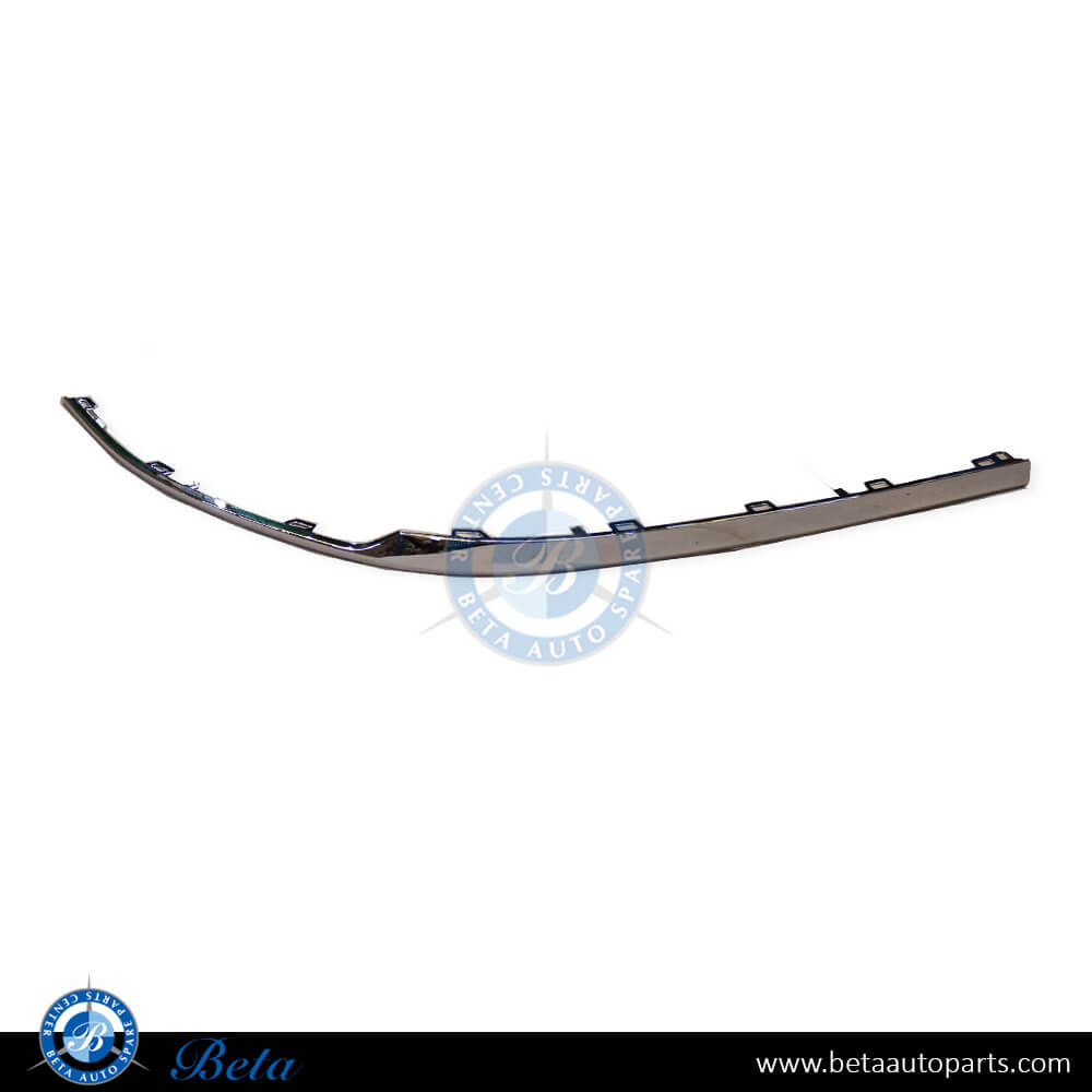 Left Side Rear Bumper Chrome Moulding for Volkswagen Passat 2015-2019 models, Part Number 3G0853841