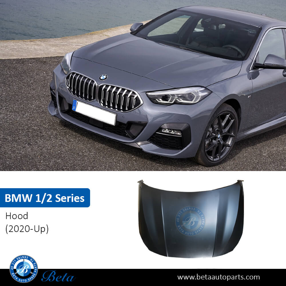 Hood Aluminum for BMW 1 / 2 Series 2020-Up models, Part Number 41009492428