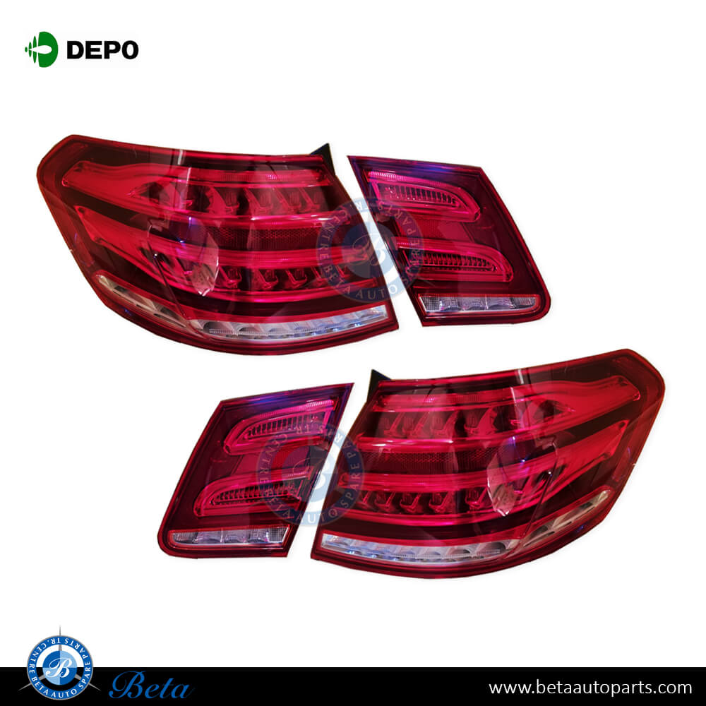Tail Lamp LED -Red and Clear for Mercedes E-Class W212 2010-2013 models