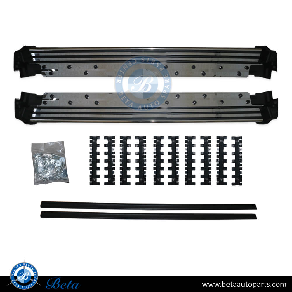 Side Steps for Mercedes G-Class W463 2018-Up models, Part Number 4635207700 / 4635207800