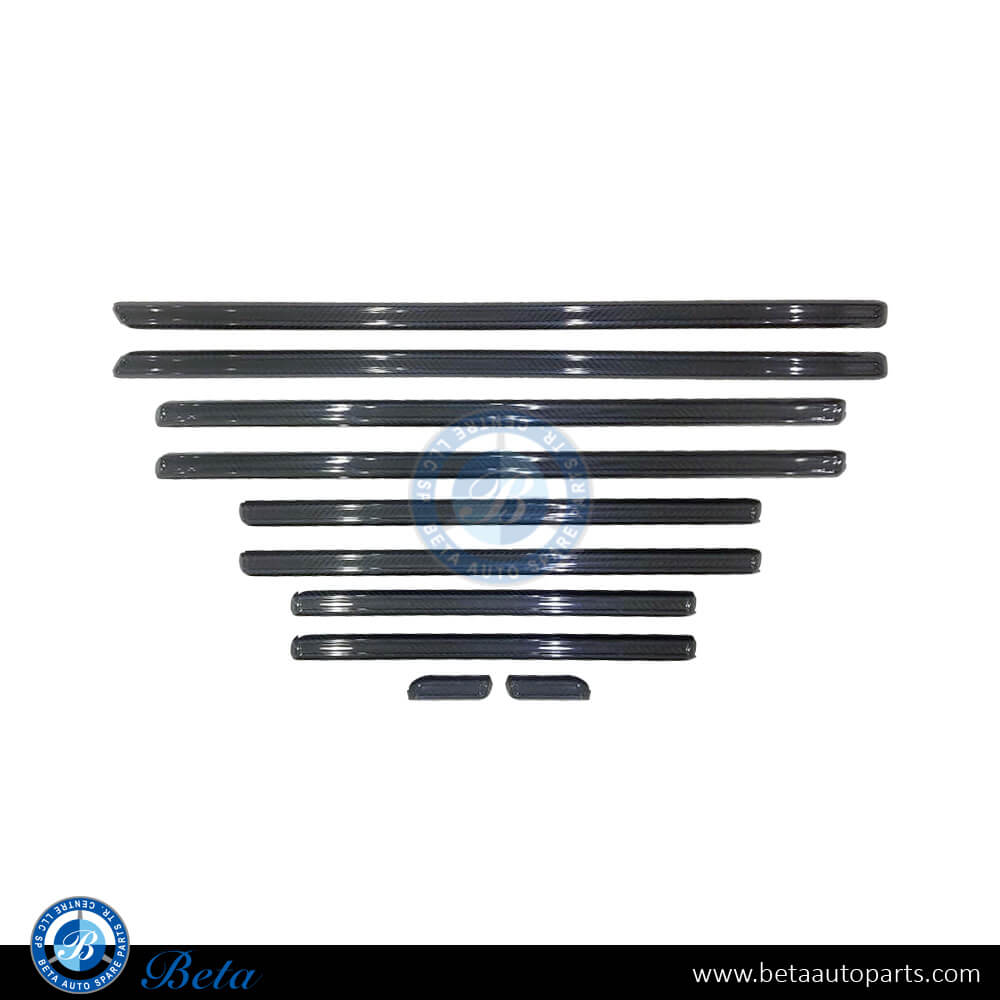 Ferrure De Seuil De Porte LED Chromée Pour Mercedes Classe G W463 - Style G Wagon - 5 Pièces