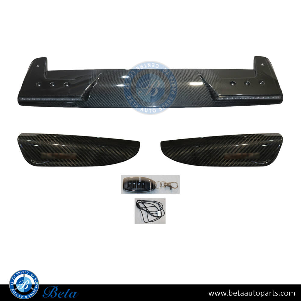 Front Roof Spoiler BBS Look for Mercedes G-Class 2018-Up models, Part Number 4638801101