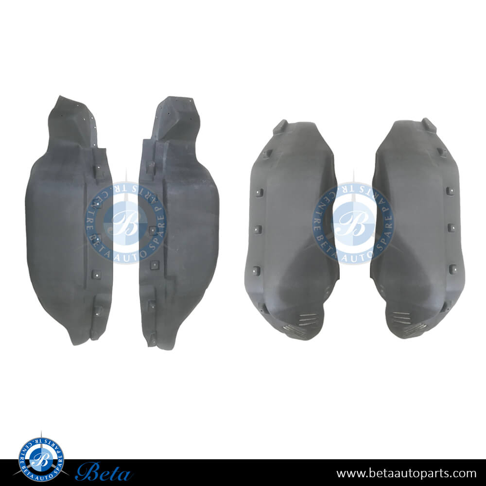 Front Wheel Fender Liners Upgrade To 2018 G63 Look for Mercedes G-Class W463 2013-2017 models, Part Number 4638842700/4638842800