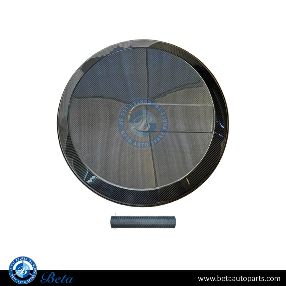 Spare wheel cover Carbon for Mercedes G-Class W463 2018-Up models, Part Number 4638902100