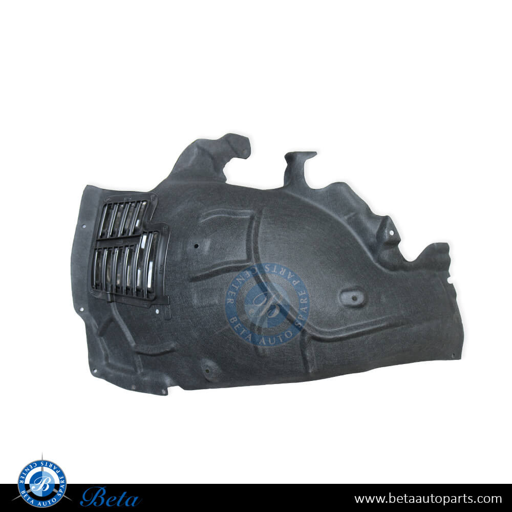 Left Side Front wheel fender liner front half for Audi A8 2011-2017 models, Part Number 4H0821171L