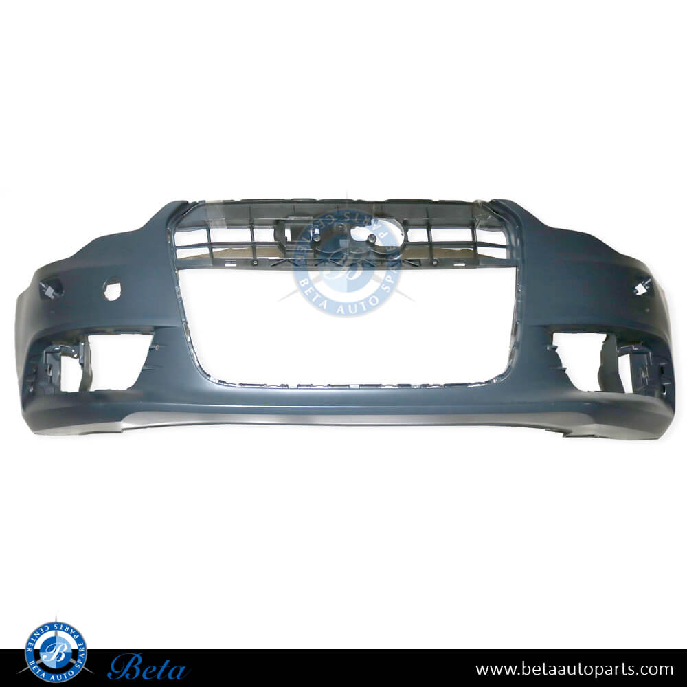 Front Bumper with PDC and Washer for Audi A6 2011-2014 models, Part Number 4G0807065AGRU
