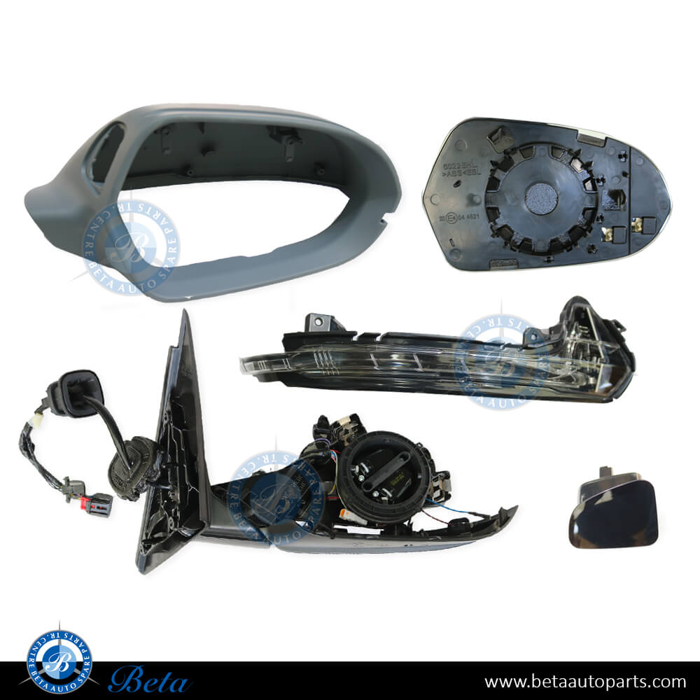 Right Side Side Mirror for Audi A6 2011-2018 models, Part Number 4G1857410AA01C