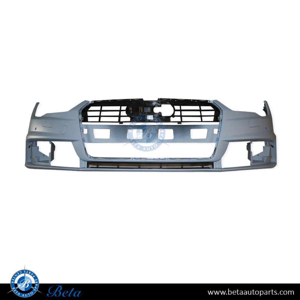 Front Bumper with PDC with Washer for Audi A7 2015-2018 models, Part Number 4G8807065AT