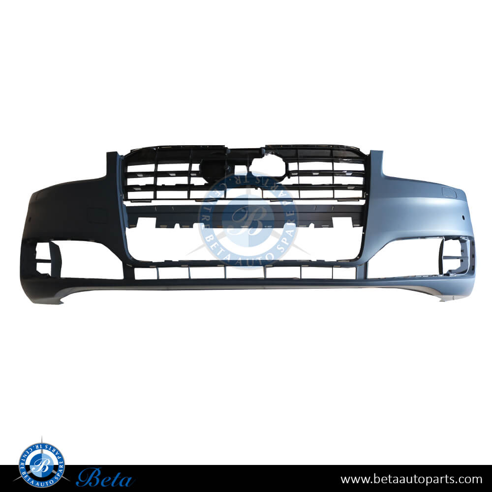 Audi A8 (2014-2017), Front Bumper with Parallel Parking Assistance, Ch ...