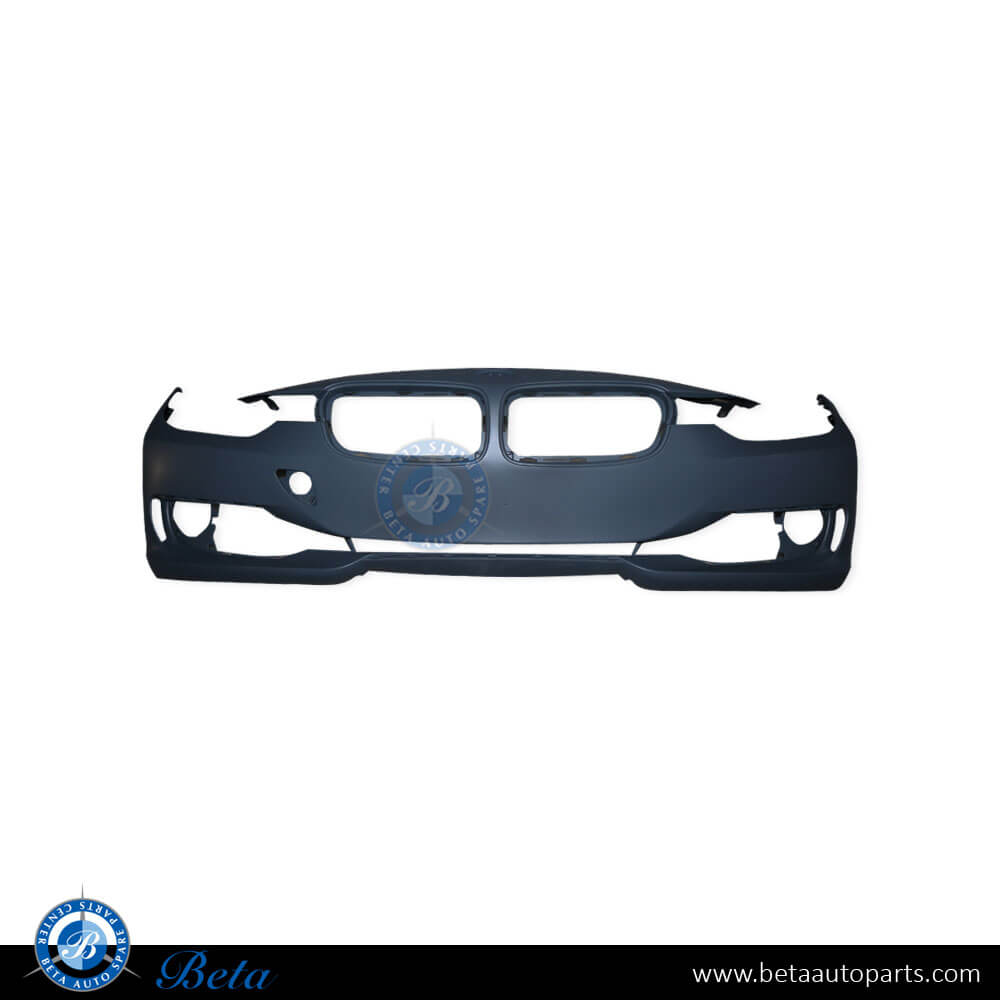 Front Bumper without PDC without Washer without Pa without Camera Lines for BMW 3 Series F30 2012-2015 models, Part Number 51117293030