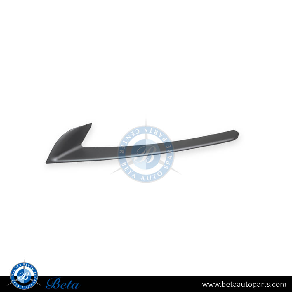 Right Side Front Bumper Grille Moulding For LED Fog Lamp Silver for BMW 5 Series F10 LCI 2014-2016 models, Part Number 51117331766