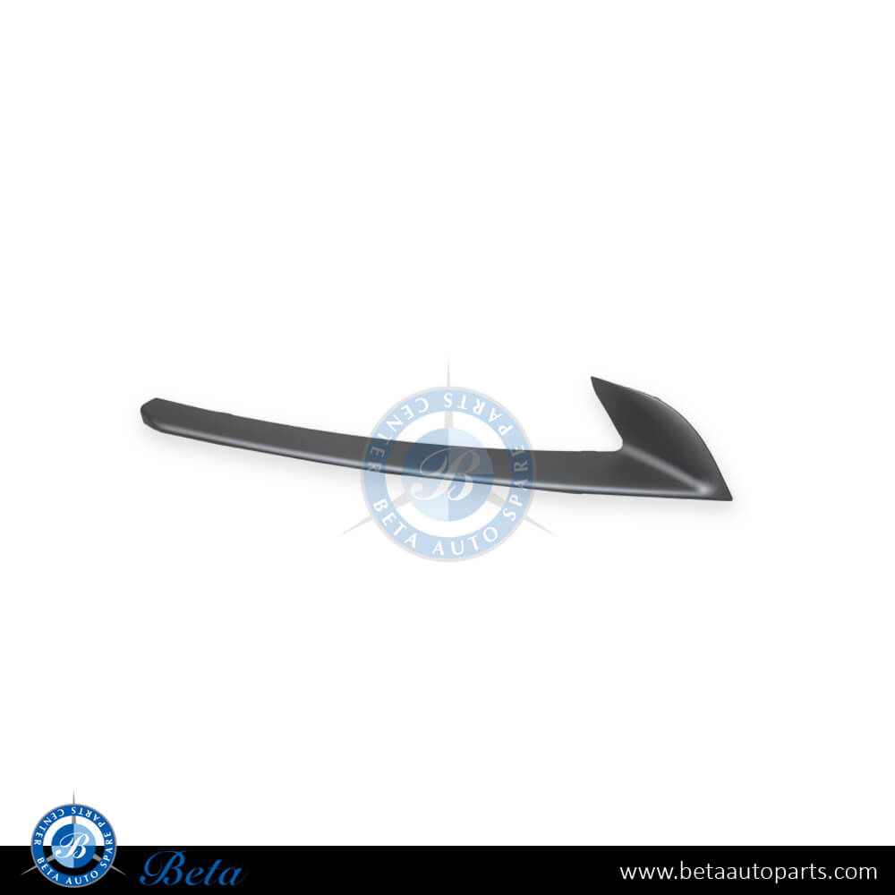 Left Side Front Bumper Grille Moulding For LED Fog Lamp Silver for BMW 5 Series F10 LCI 2014-2016 models, Part Number 51117331765