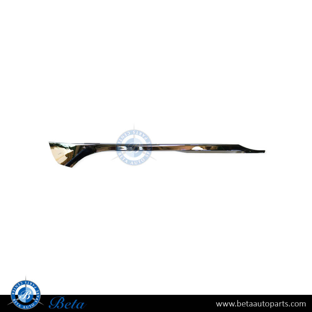 Right Side Fog Lamp Cover Upper Chrome Moulding for BMW 7 Series G11/G12 2016-2019 models, Part Number 51117369894