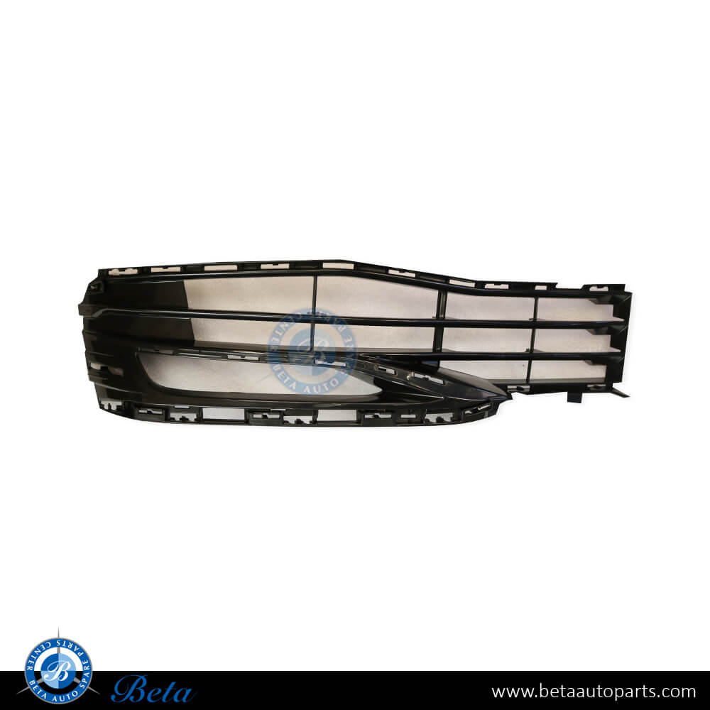 Left Side Fog Lamp Cover Black - Luxury for BMW 5 Series G30 2017-2020 models, Part Number 51117385277