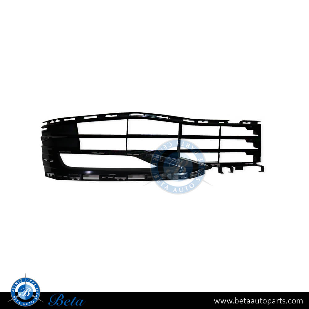 Left Side Luxury fog lamp cover in Black for BMW 5 Series G30 2017-2020 models, Part Number 51117385277