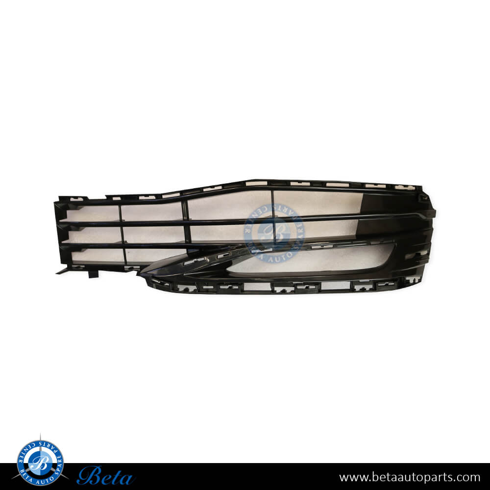 Right Side Fog Lamp Cover Black - Luxury for BMW 5 Series G30 2017-2020 models, Part Number 51117385278