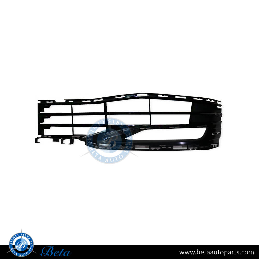 Right Side Luxury fog lamp cover in Black for BMW 5 Series G30 2017-2020 models, Part Number 51117385278