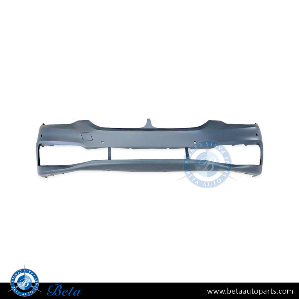 Front Bumper with PDC without Washer for BMW 5 Series G30 2017-2020 models, Part Number 51117427440