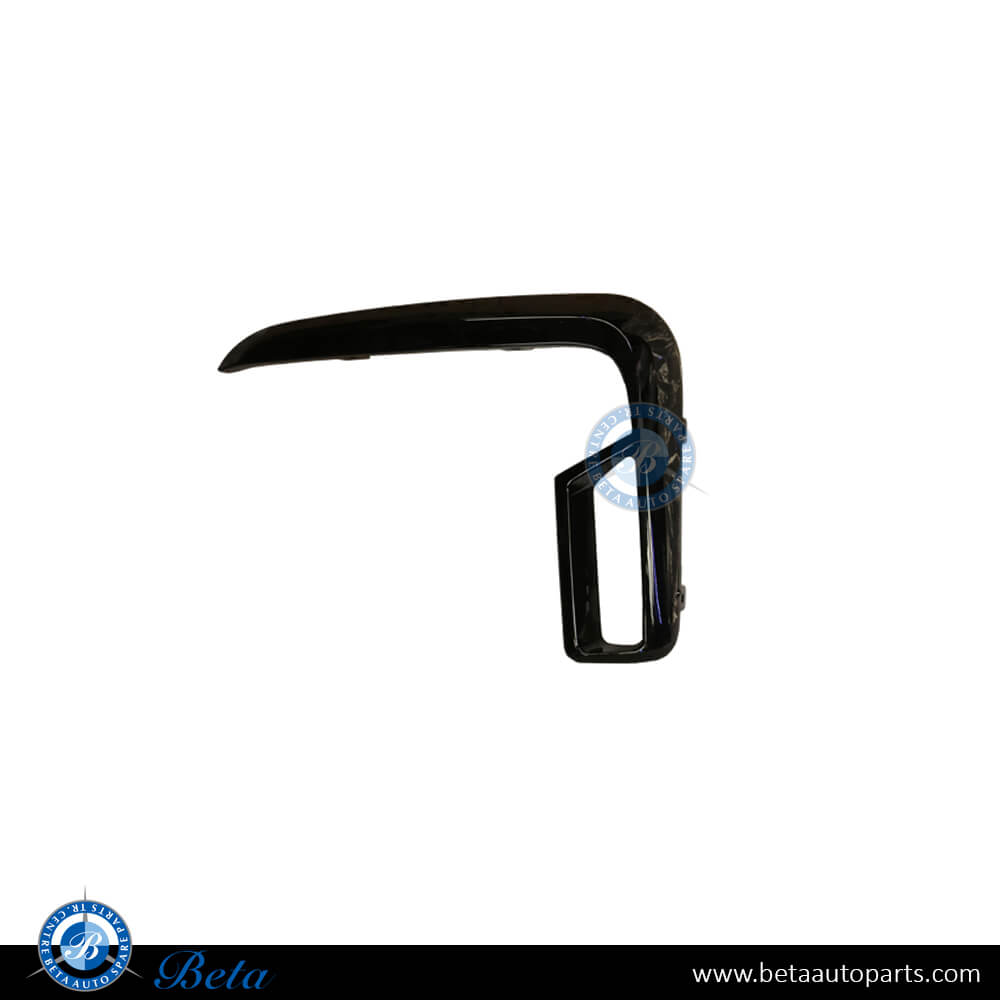 Left Side Front Bumper Moulding M-Tek - Black (Left) for BMW 7 Series 2020-2022 models, Part Number 51118079587
