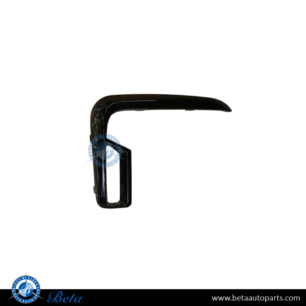 Right Side Front Bumper Moulding M-Tek - Black (Right) for BMW 7 Series 2020-2022 models, Part Number 51118079588