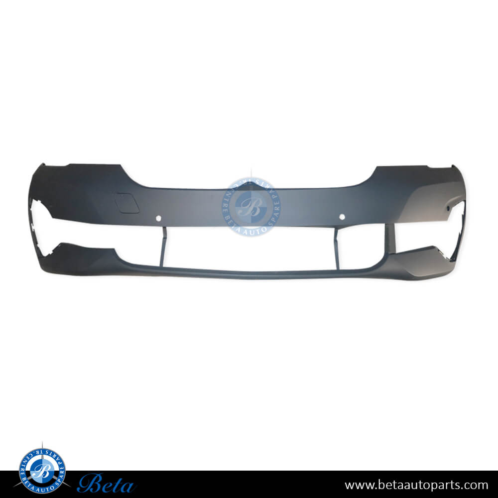 Front Bumper with Park Assist for BMW 5 Series G30 LCI 2021-Up models, Part Number 51119852199