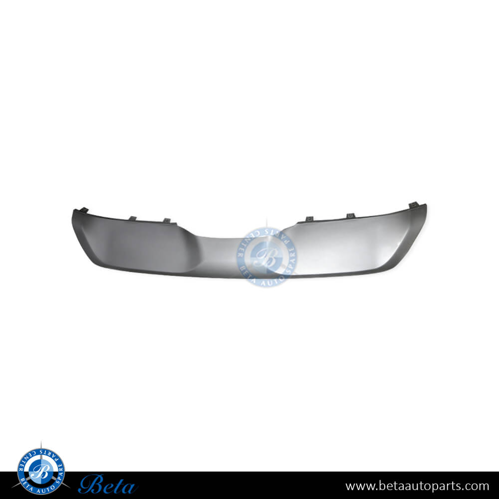Rear Bumper Decoration Board Silver Color for BMW X6 F16 2015-2019 models, Part Number 51127323789