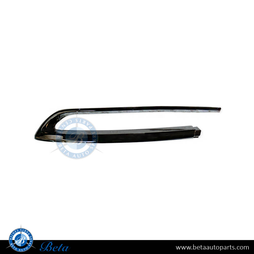 Right Side Luxury rear bumper chrome moulding for BMW 5 Series F10 LCI 2014-2016 models, Part Number 51127341676
