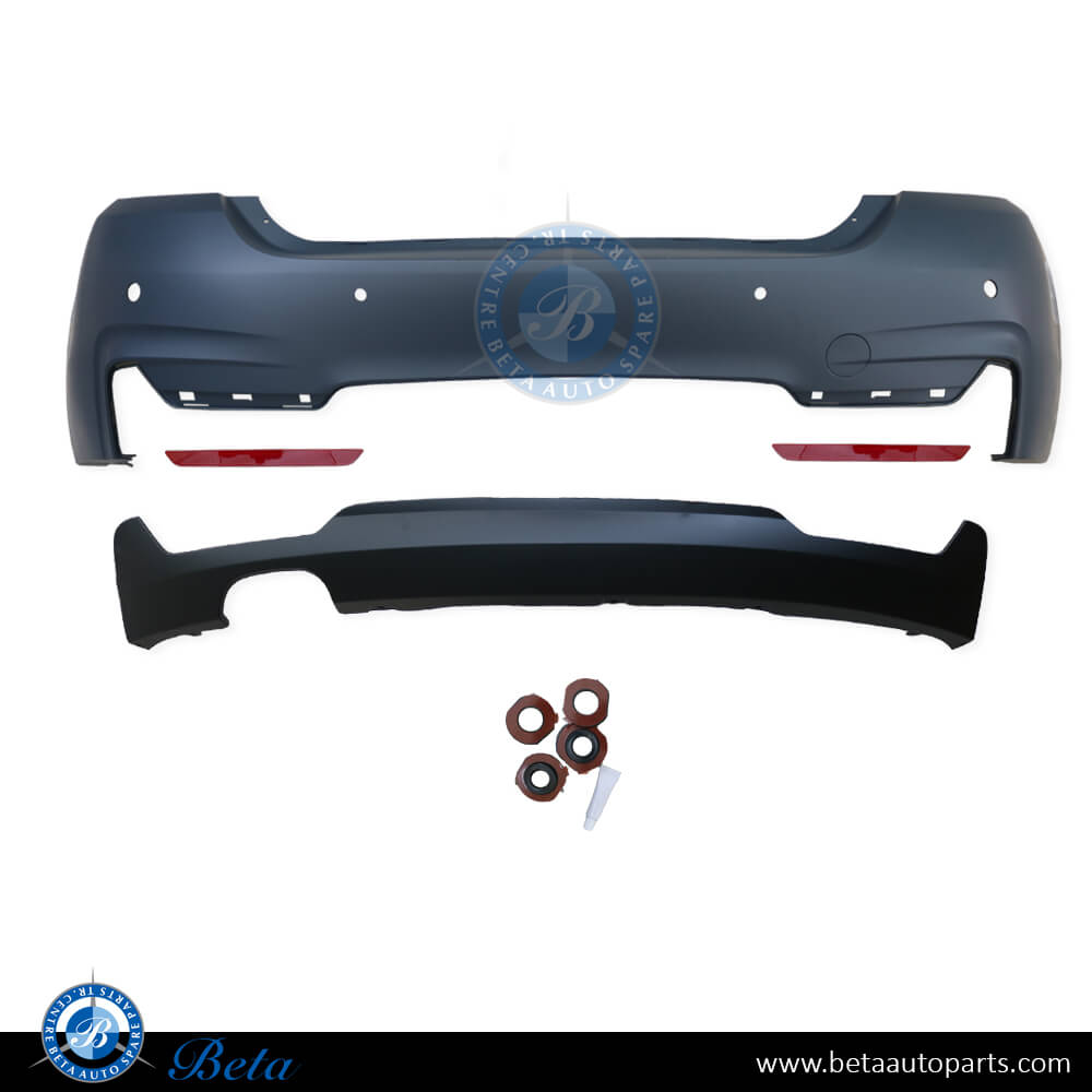 Rear Bumper M-Tek for BMW 4 Series F32/F36 2014-Up models, Part Number 51128062246