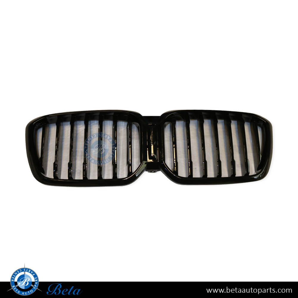 Radiator Grille M-Tek without Camera Hole Black Color for BMW X3 G01 LCI 2022-Up models, Part Number 51135A1AC55