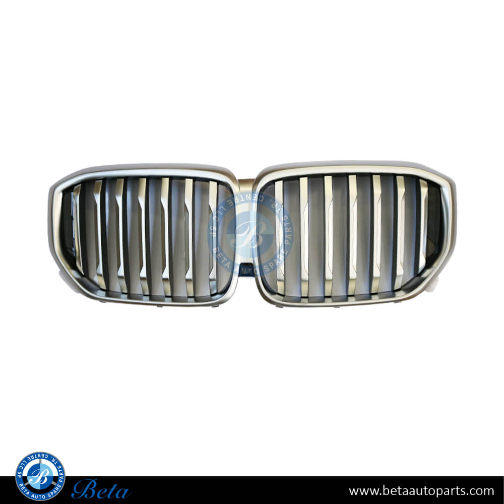 Radiator Grille with Camera Hole Chrome for BMW X5 2024-Up models, Part Number 51135A67CC4