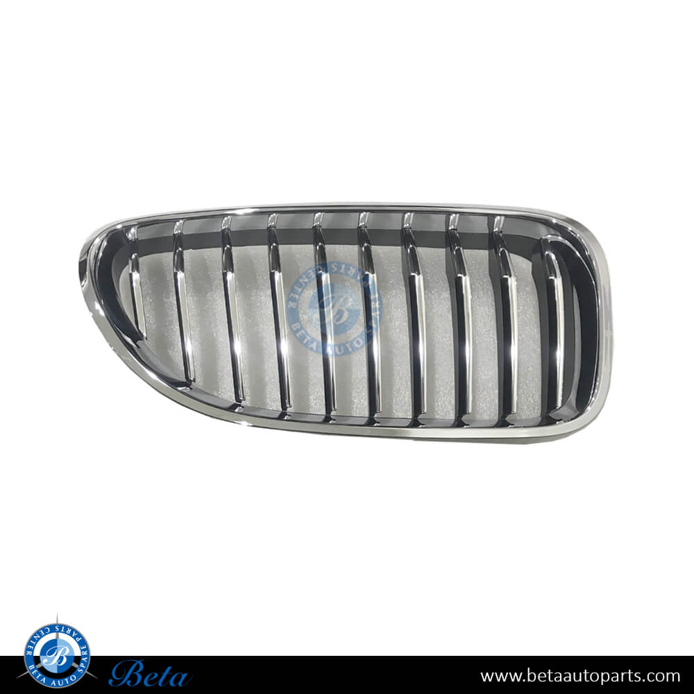 Right Side Grille - Black and Chrome for BMW 6 Series F06/F13 2012-2018 models, Part Number 51137211922
