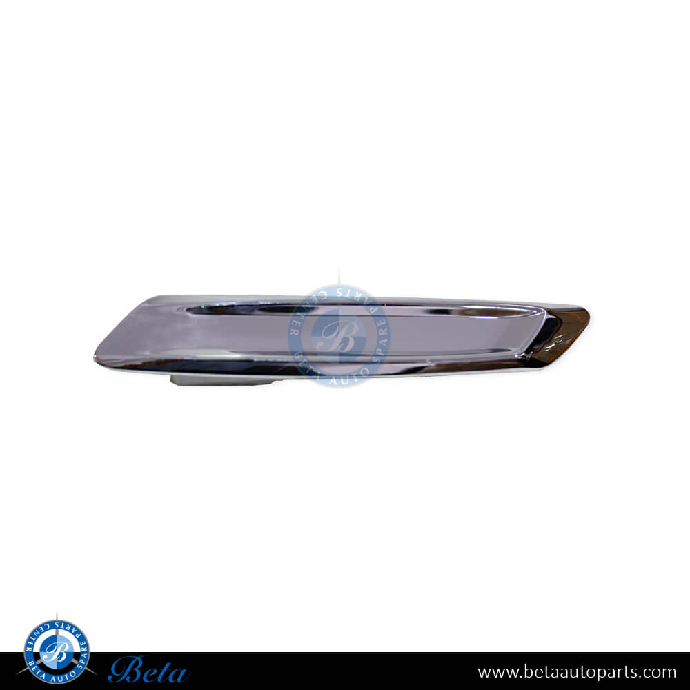 Right Side Fender Chrome Moulding for BMW 5 Series F10 LCI 2014-2016 models, Part Number 51137336646