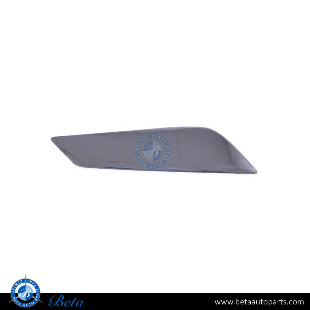 Right Side Fender Air Duct Trim Chrome for BMW 5 Series G30 2017-Up models, Part Number 51137349594