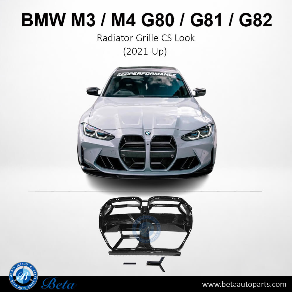BMW M3 / M4 G80 / G81 / G82 (2021-Up), Radiator Grille CS Look, China, 51138087847