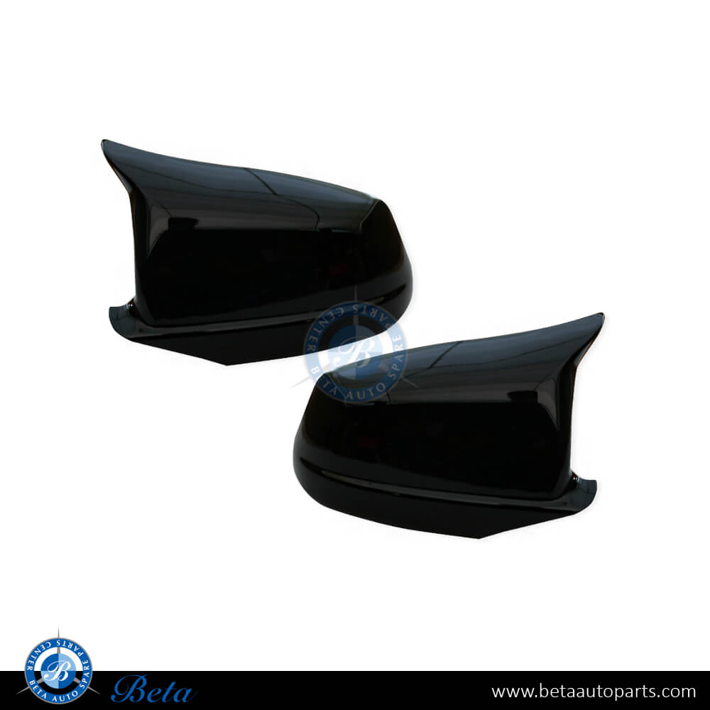 Mirror Covers M5 look Black Color for BMW 5 Series F10 2010-2013 models, Part Number 51167216369 / 51167216370