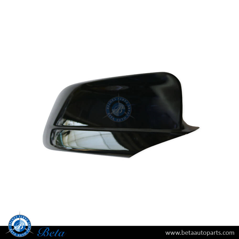 Left Side Mirror Cover Black Color for BMW 5 Series F10 2010-2013 models, Part Number 51167216369