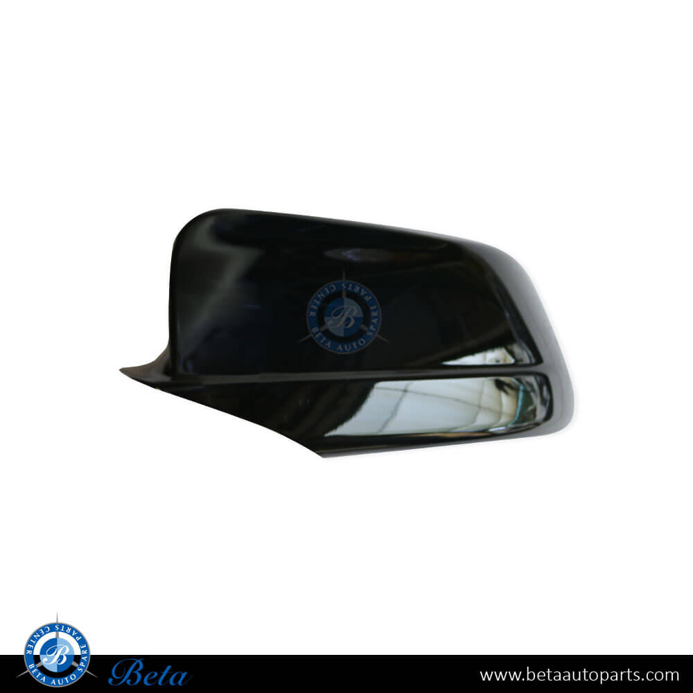 Right Side Mirror Cover Black Color for BMW 5 Series F10 2010-2013 models, Part Number 51167216370