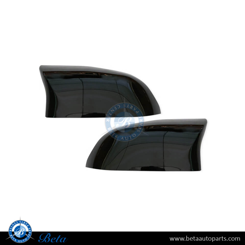 Mirror Covers M look Black Color for BMW X3/X4/X5/X6 F25/F26/F15/F16 2011-2019 models, Part Number 51167365113 / 51167365114