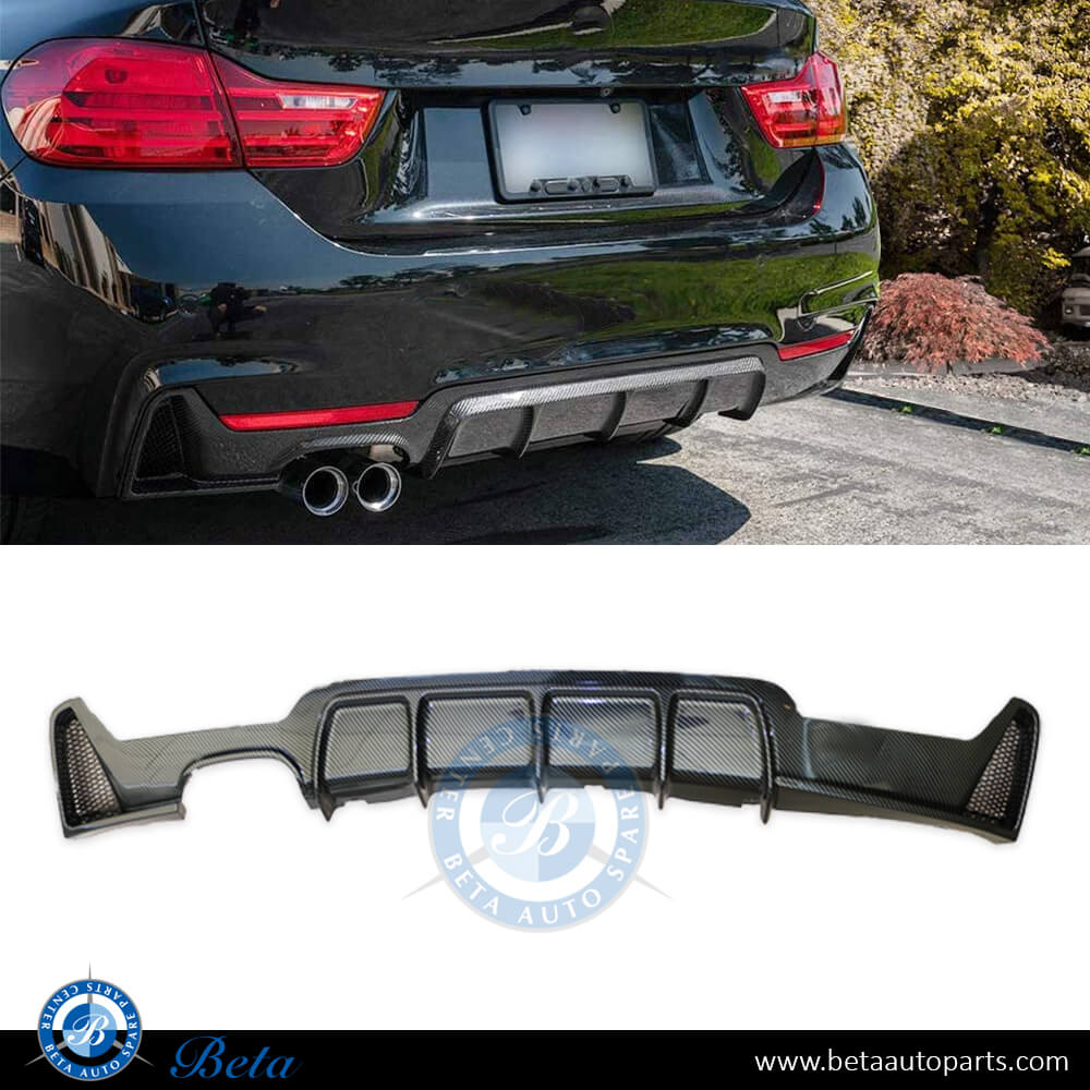 BMW 4 Series Coupe F32 (2014-2020), Rear Diffuser M-Performance for M ...