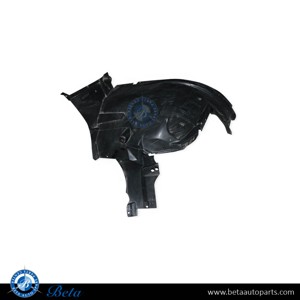 Left Side Front Wheel Fender Liner - Rear Half for BMW X5 E70 2007-2013 models, Part Number 51717169413