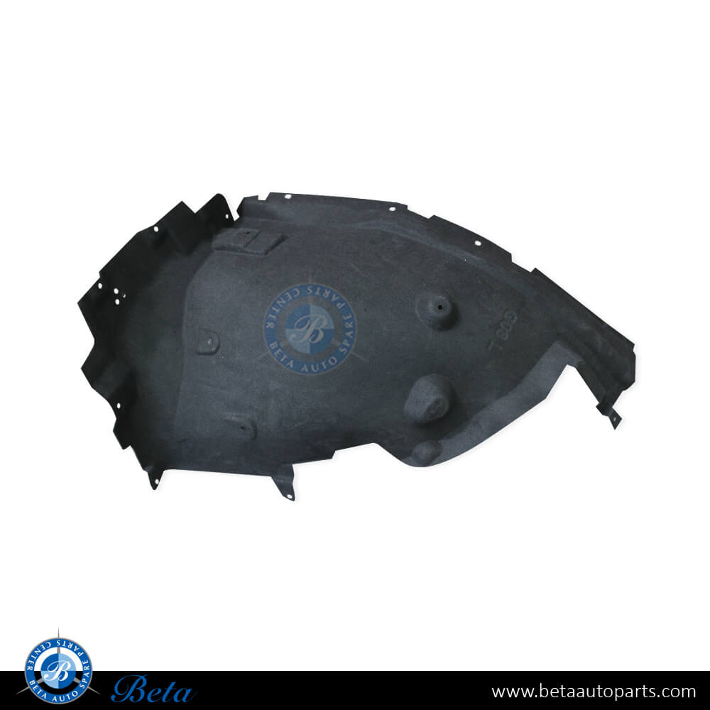 Left Side Front Wheel Fender Liner Rear Half - Flannel for BMW X3/X4 G01/G02 2018-Up models, Part Number 51717394815